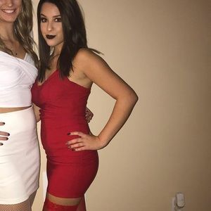 Windsor red mini dress